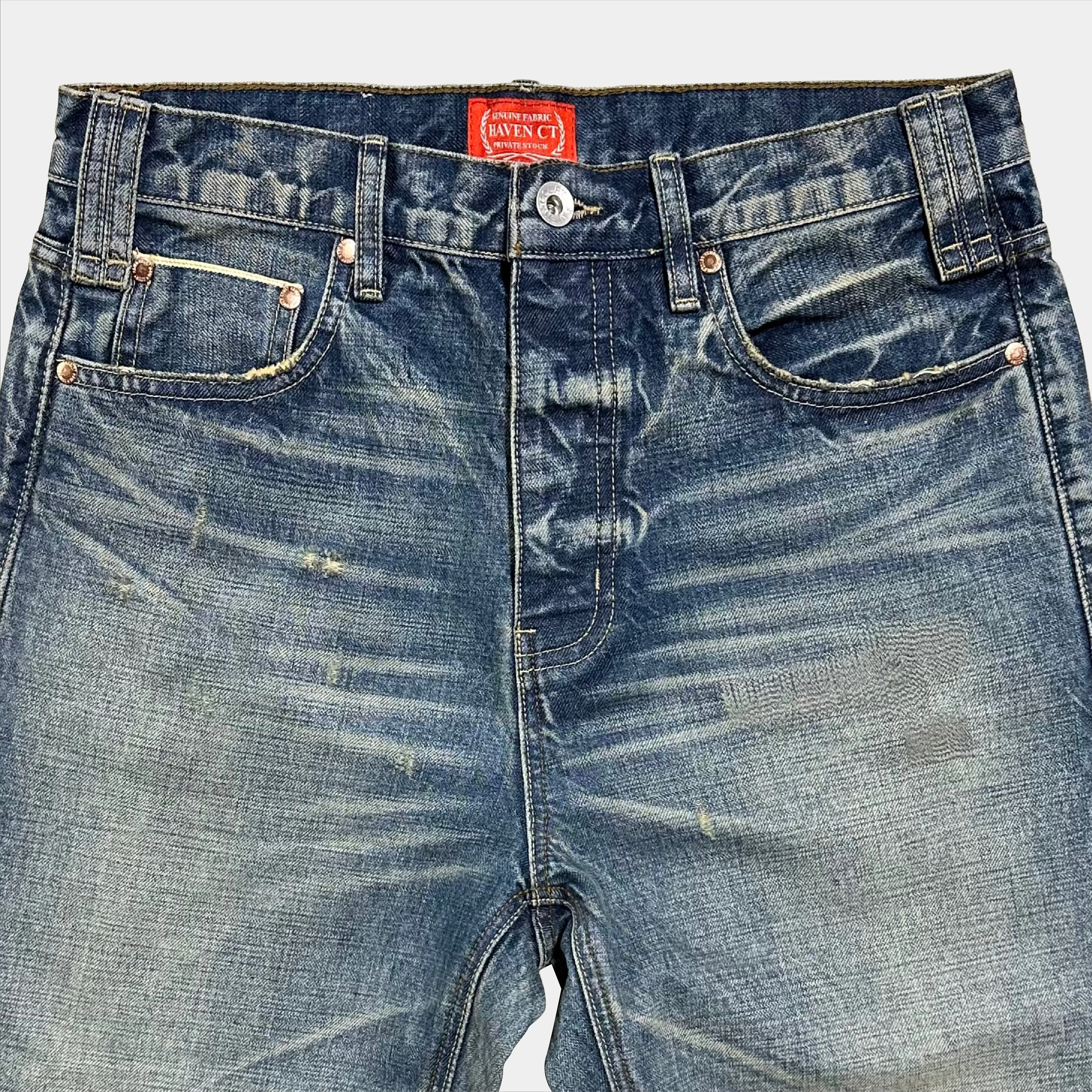 Classic Washed Straight Jean - BLUE