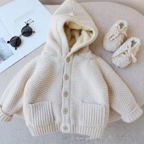 Fleece Lined Hooded Jacket