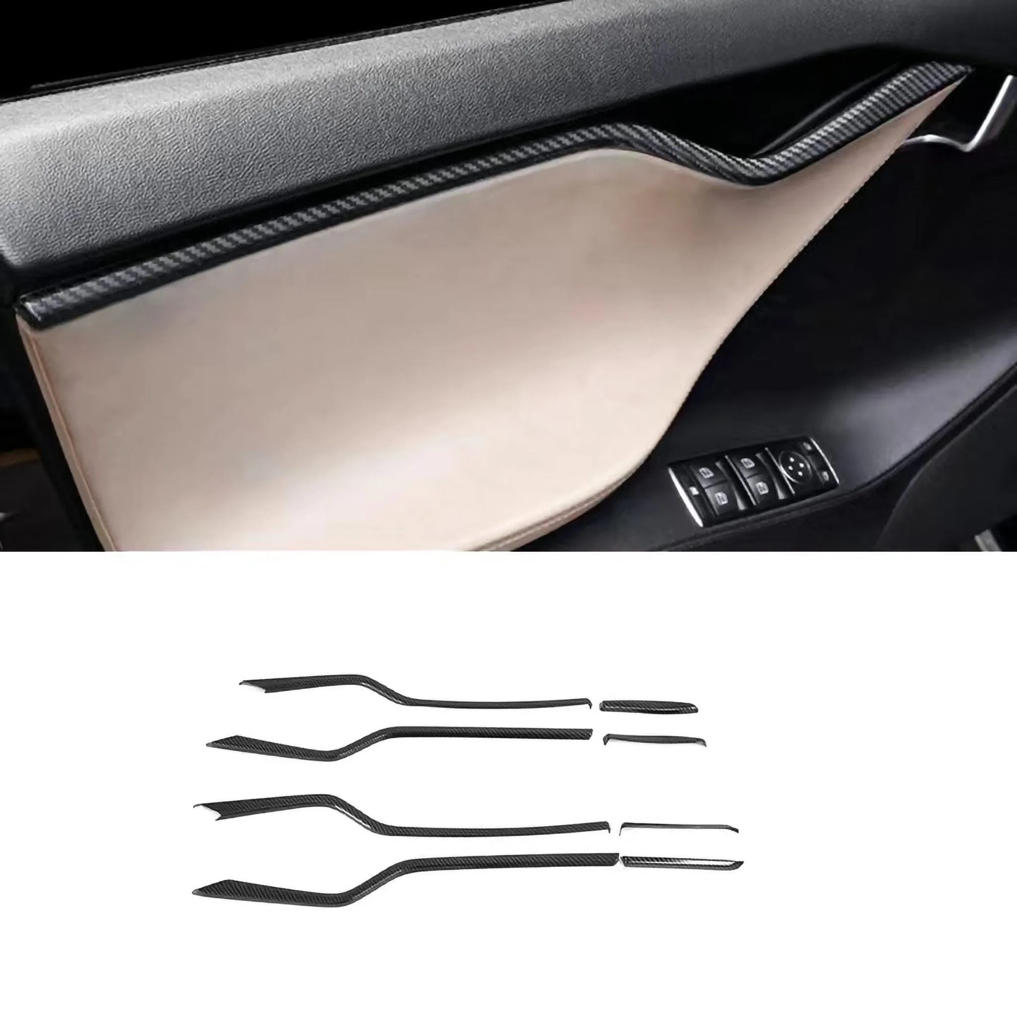 Interior Door Trim For Pre-Refresh Model S 2012-2021