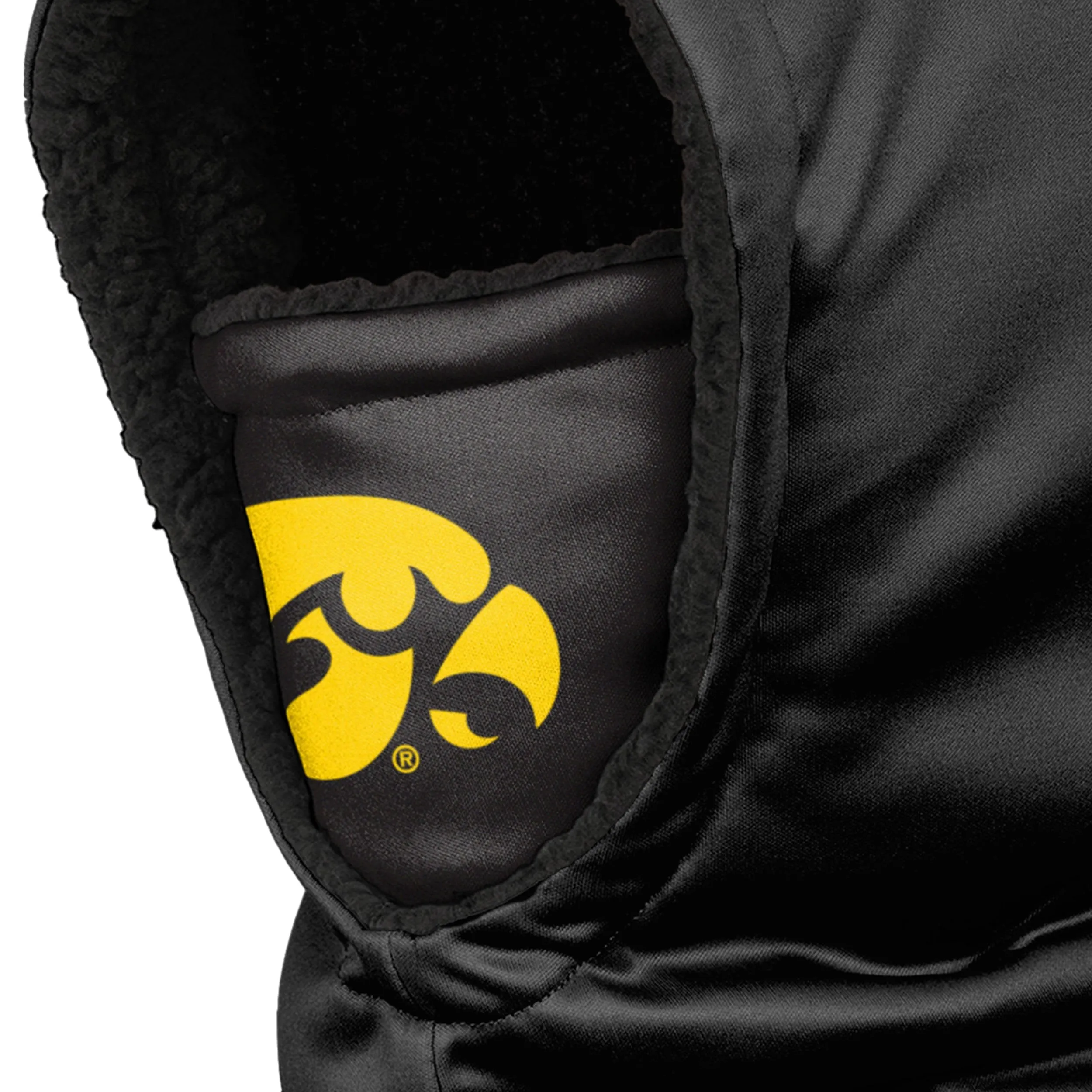 Iowa Hawkeyes NCAA Black Hooded Gaiter