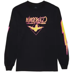 KROOKED BIRD LIGHTENING SLEEVE LS TEE BLACK/MULTI