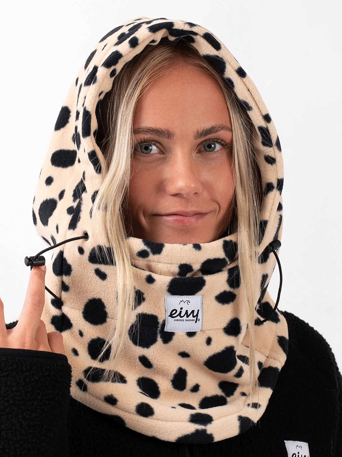 Mandy Fleece Cheetah Hood
