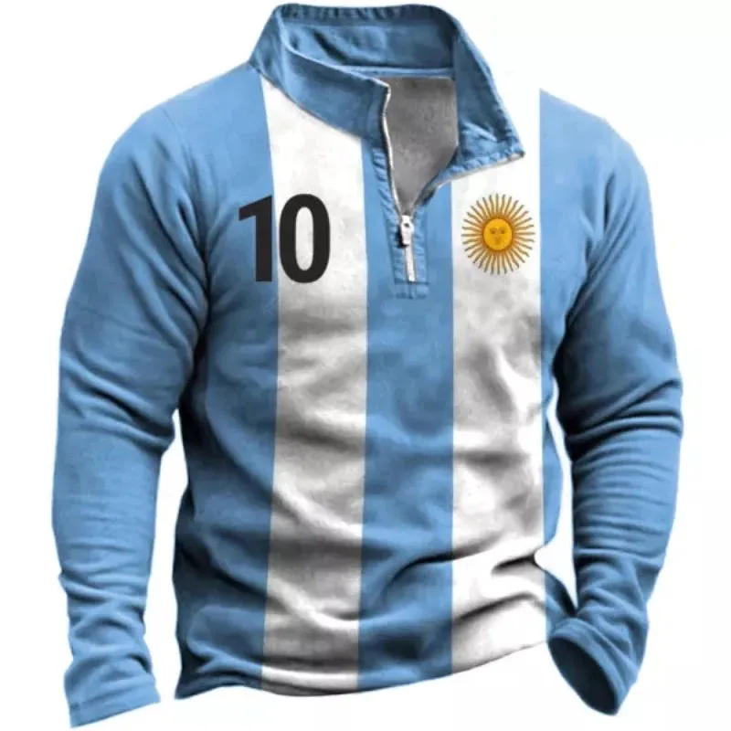 Men's Argentina Flag Sweatshirt